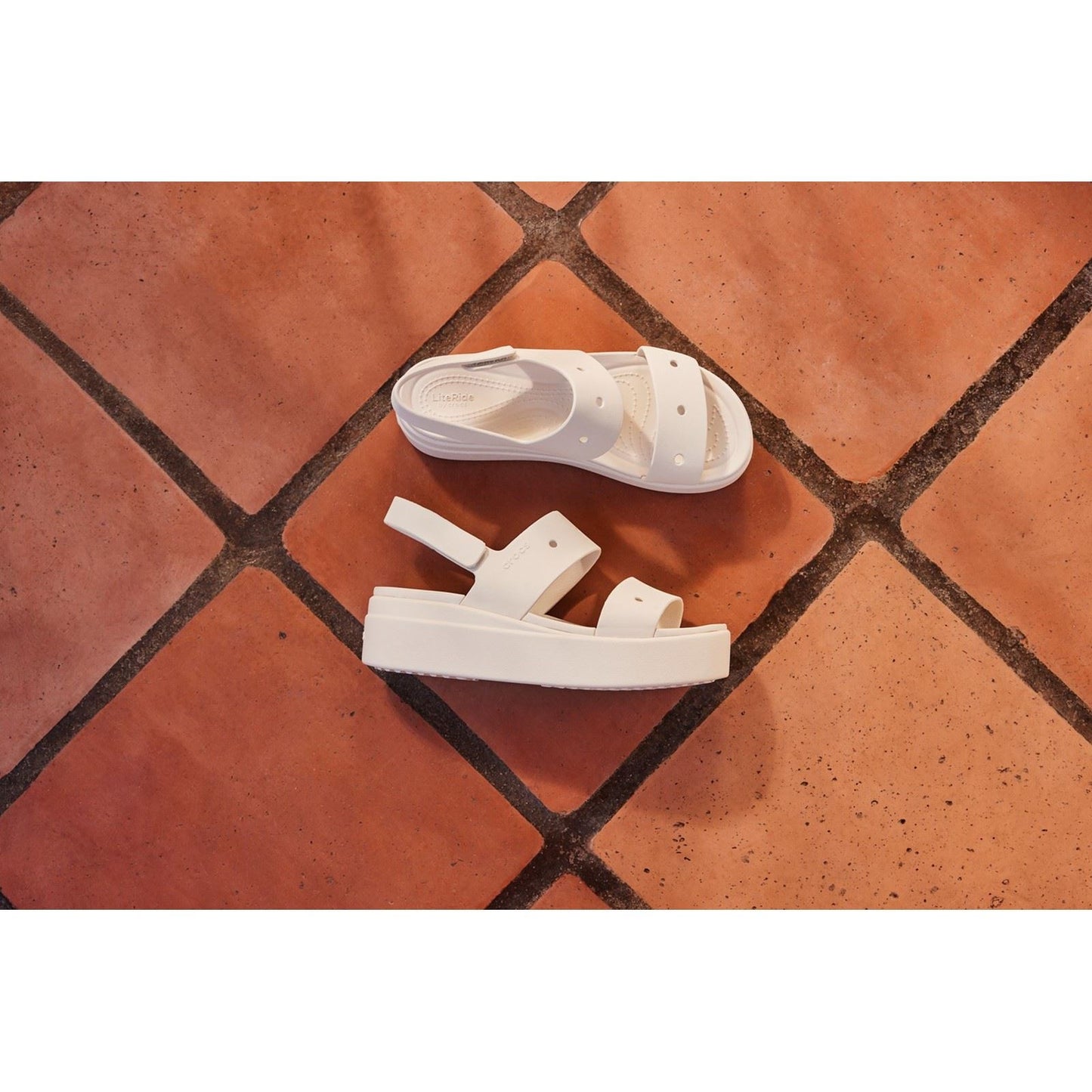 Crocs Brooklyn 4U Thermoplastic Women's Stucco Sandals