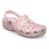 Crocs Classic Confetti Thermoplastic Women's Pink Milk/Mulit Flip Flops