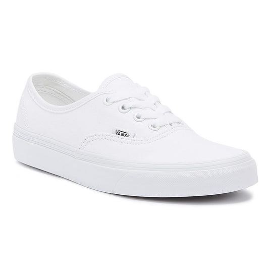Vans Authentic Womens White Canvas Trainers