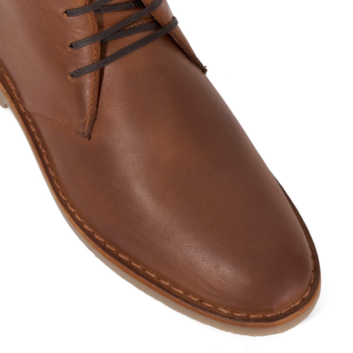 Dune Cashed Suede Men's Chestnut Ankle Boots