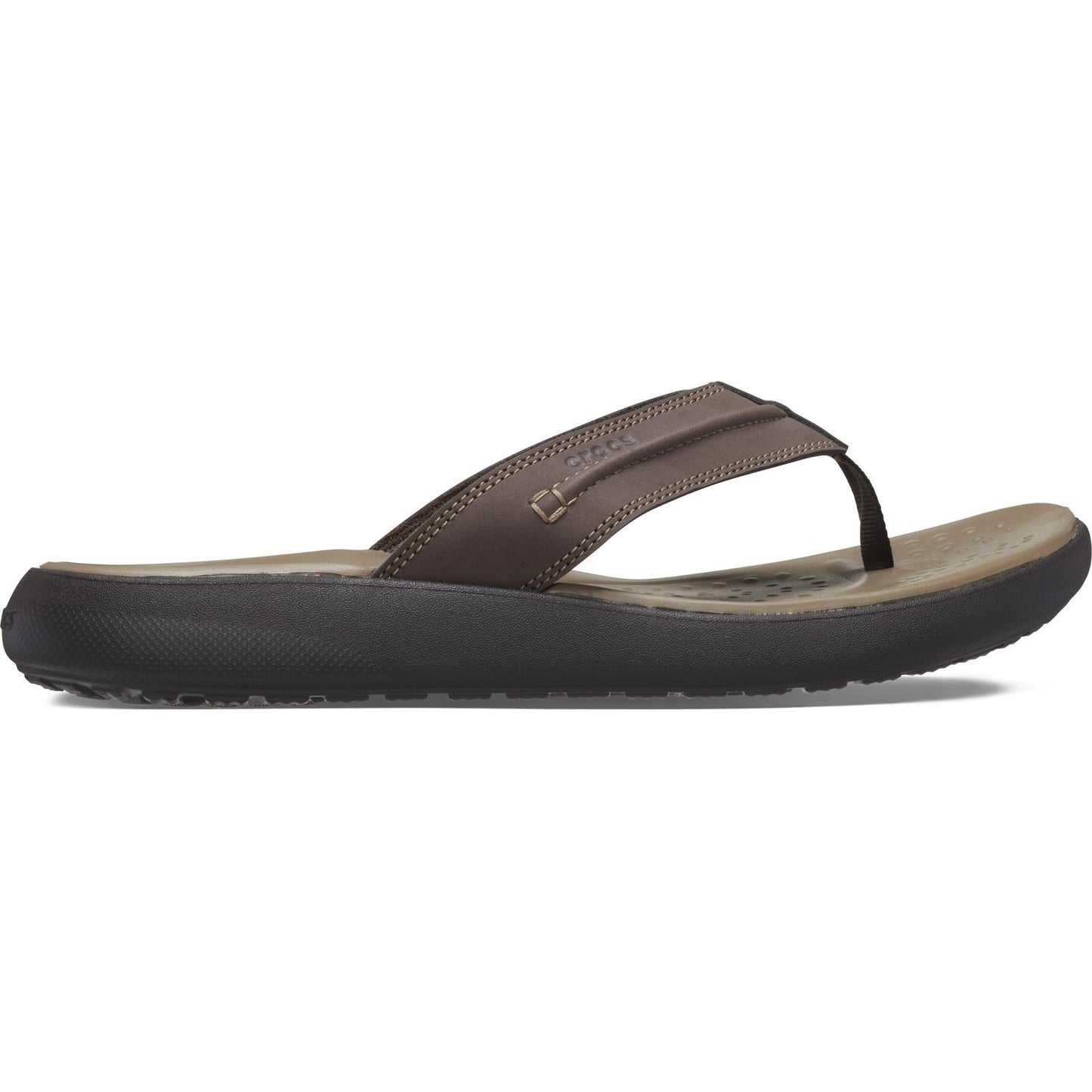 Crocs Yukon Vista II Polyurethane Men's Espresso Flip Flops