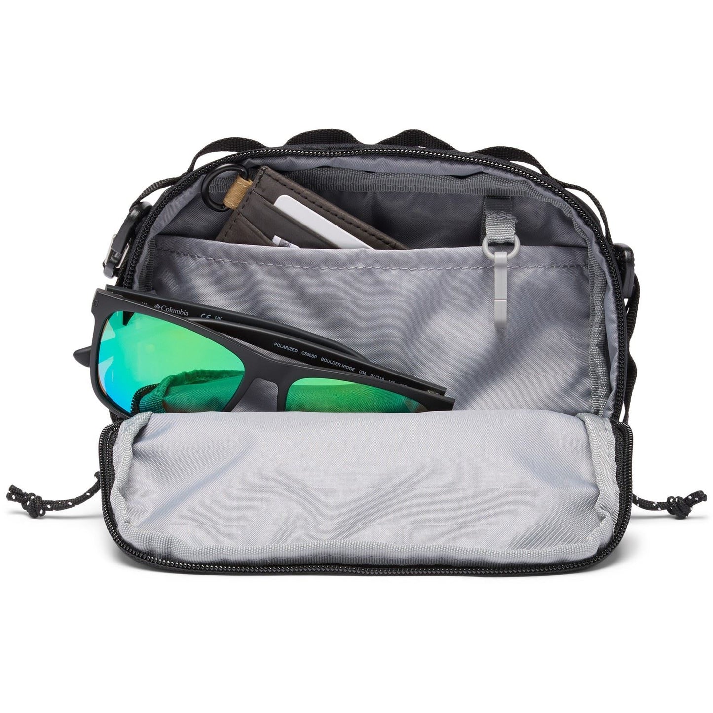 Columbia Trail Traveler Polyester Black Crossbody Bag - One Size