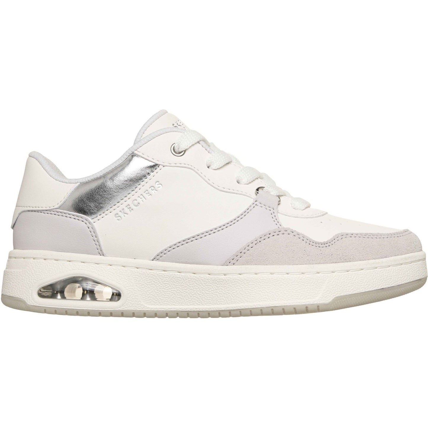 Skechers UNO CTL - Subtle Shimmer Polyurethane Women's White Standard Trainers