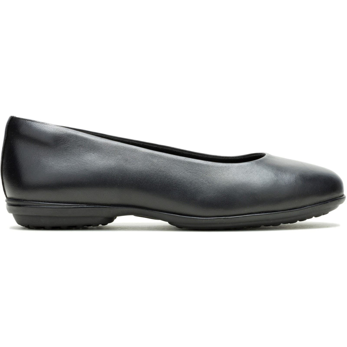 Hush Puppies Alice Flat Leather Women's Black Standard Flats
