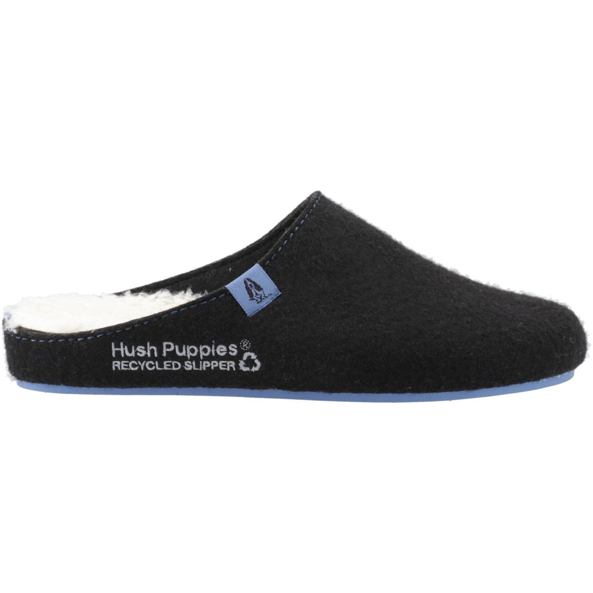 Hush Puppies The Good Slipper 90% Recycled RPET Polyester Men's Black/Blue Slippers