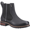 Cotswold Notgrove Leather Women's Black Flat Chelsea Boots