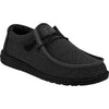 HEYDUDE Men's Wally Sox Shoe in Micro Total Black