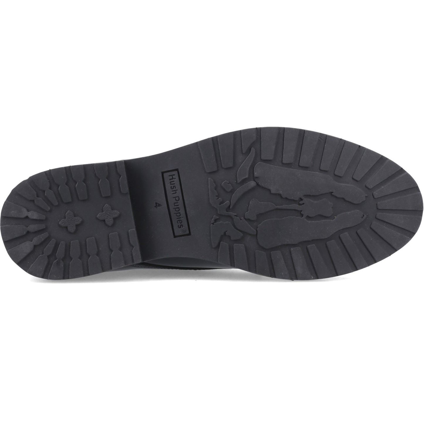 Hush Puppies Verity Hi-Shine Leather Women's Navy Shoes