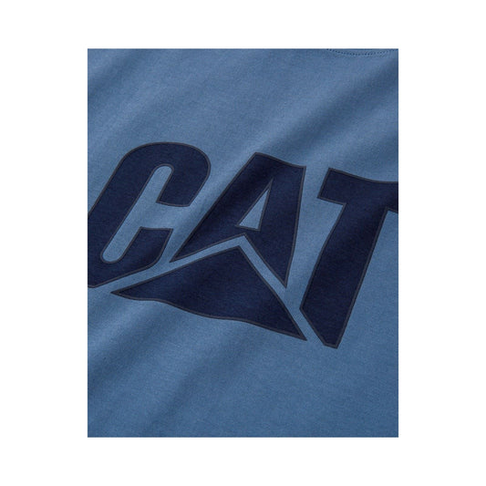 Caterpillar Men's Trademark Logo T-Shirt in Coronet Blue