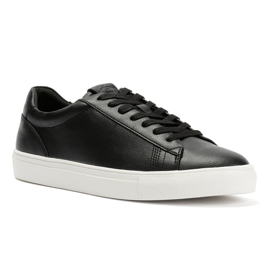 Antique Rogue Gibbs Leather Men's Black Trainers