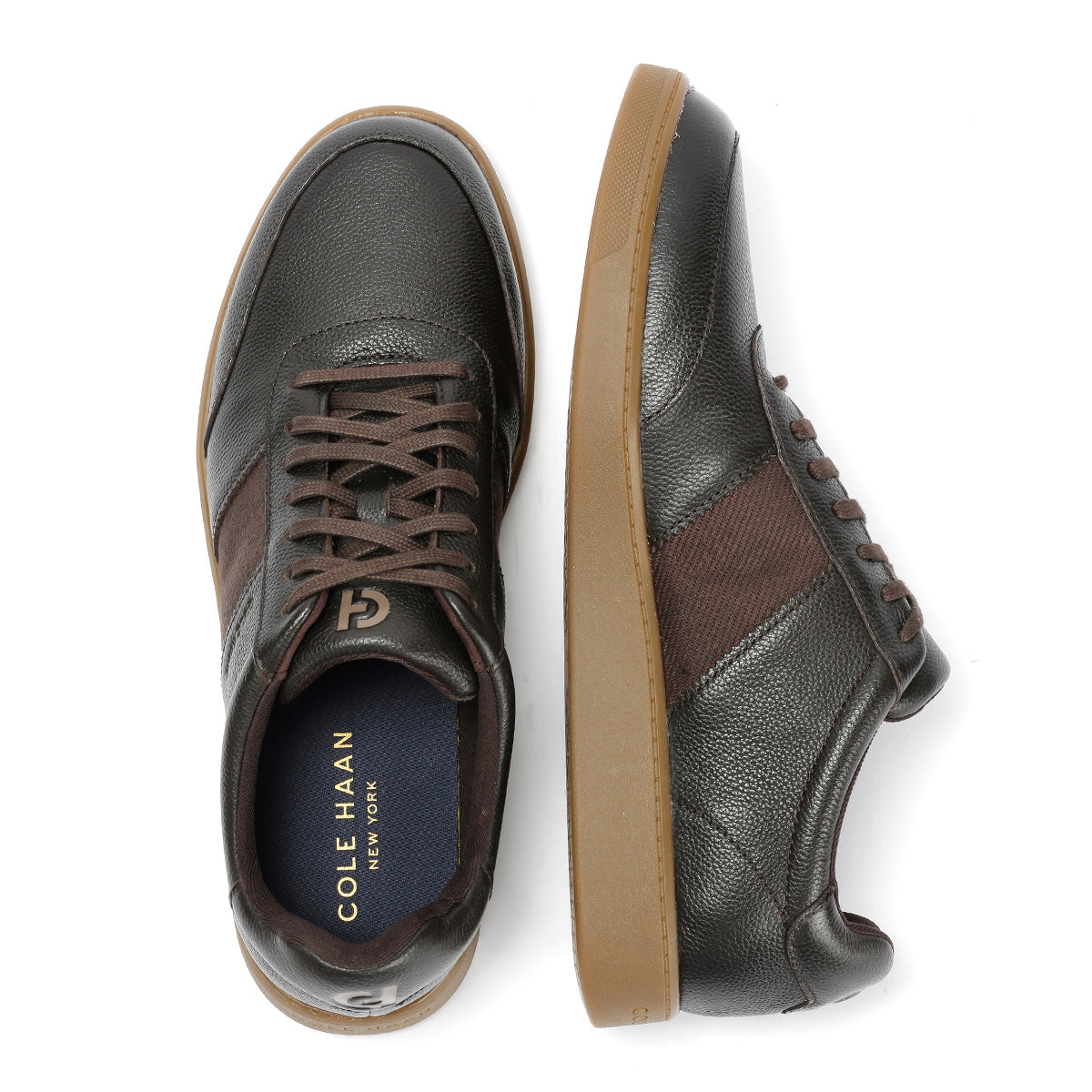 Cole Haan Grand Crosscourt Gates Leather Men's Dark Chocolate Trainers