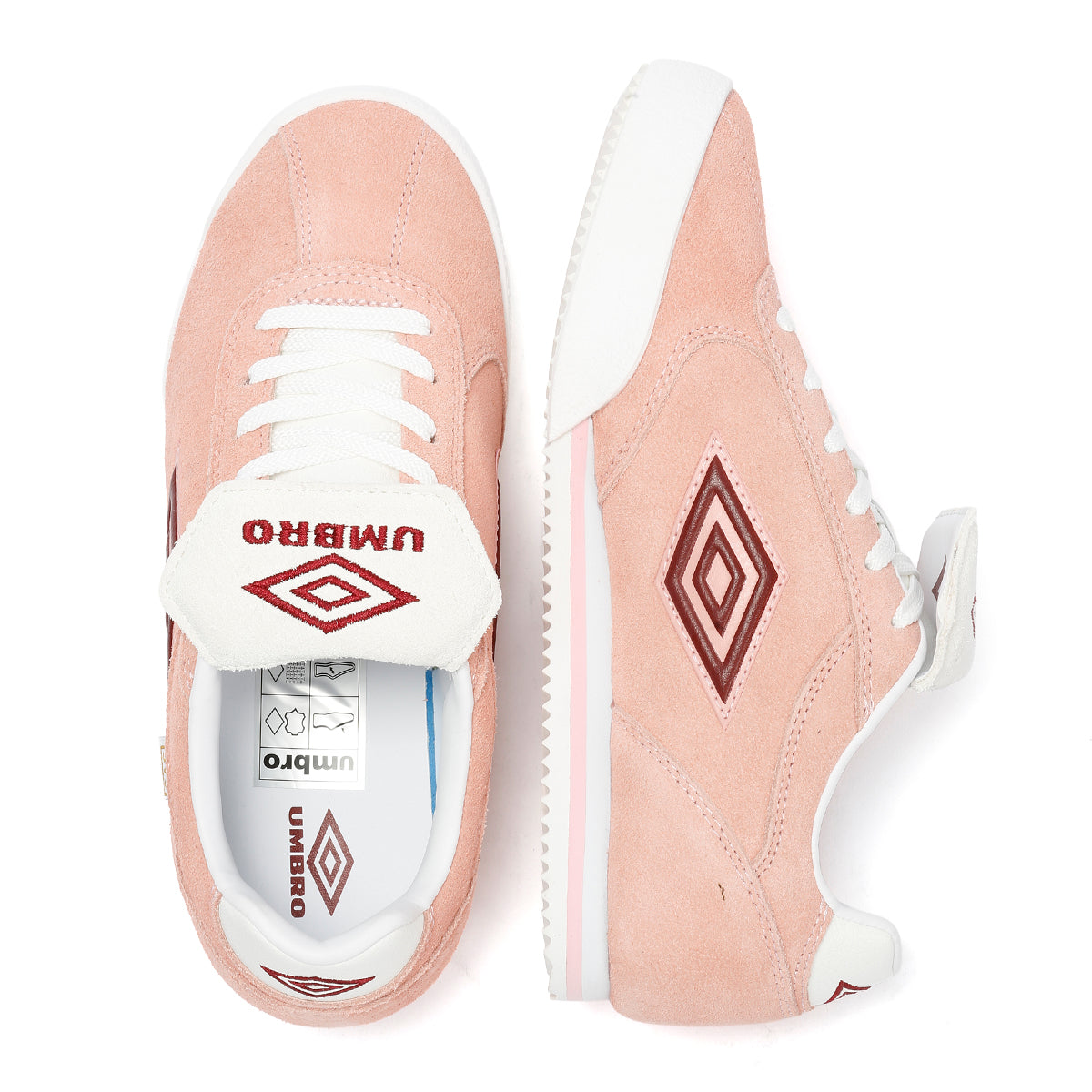 Umbro 5V5 Suede Women's Impatients Pink/Red Dahlia Trainers