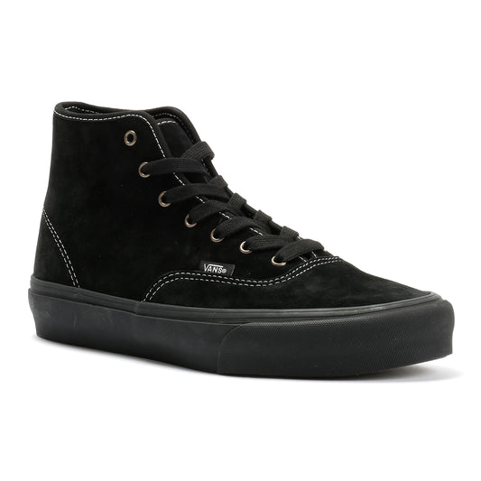 Vans Authentic Hi 2.0 Men's Pig Suede Black Trainers