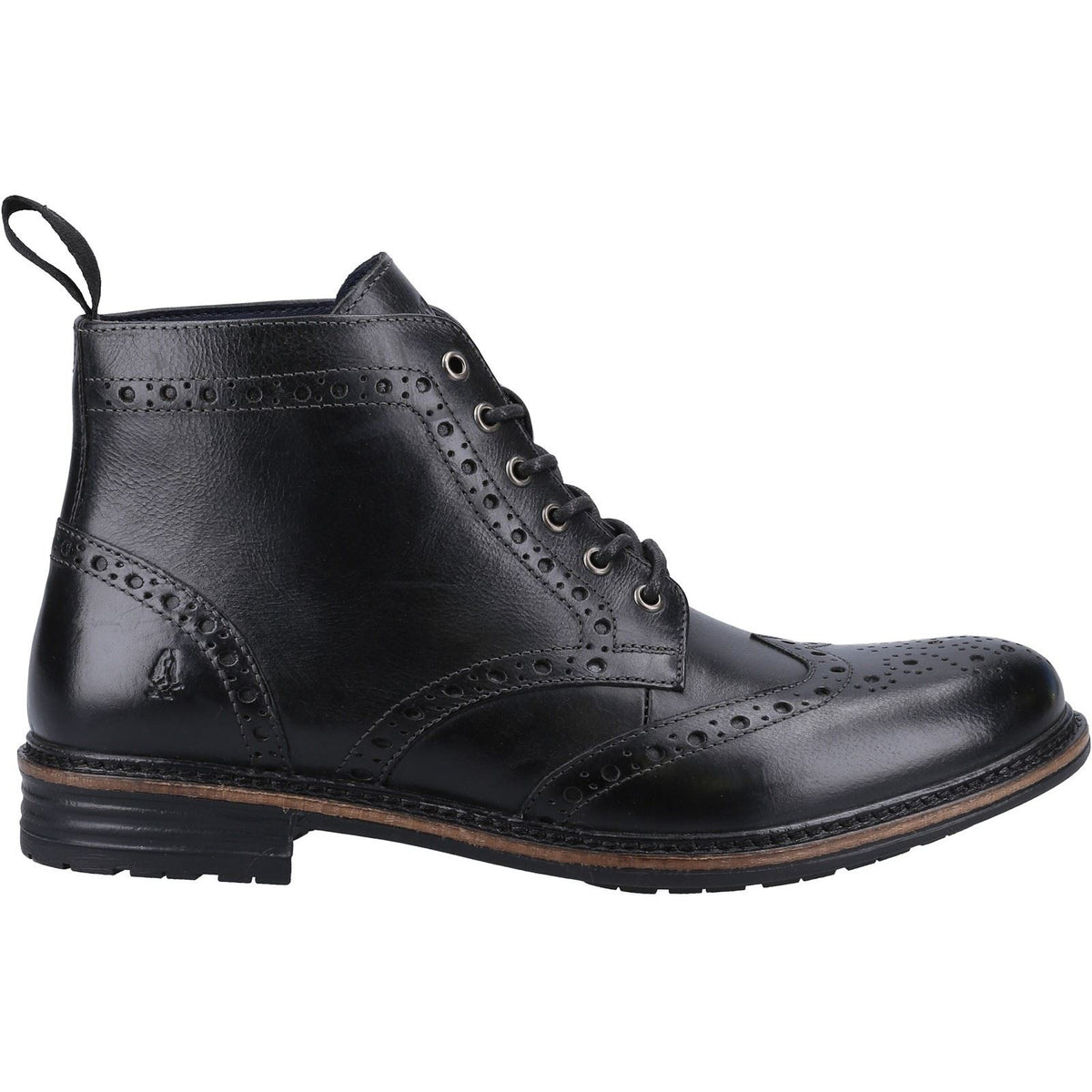 Hush Puppies Men's Joshua Brogue Boot in Black