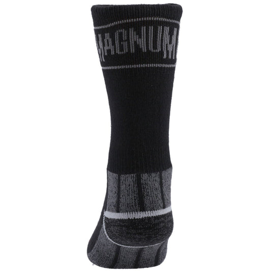 Magnum Men's MX-5 Magnum Heavyweight Socks with Merino Wool (1pair) in Black