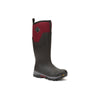 Muck Boots Women's Arctic Ice Tall Wellingtons in Black/Maroon