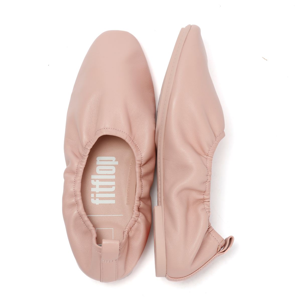 FitFlop X Pantone Delicato Ballerina Leather Women's Rose Shoes