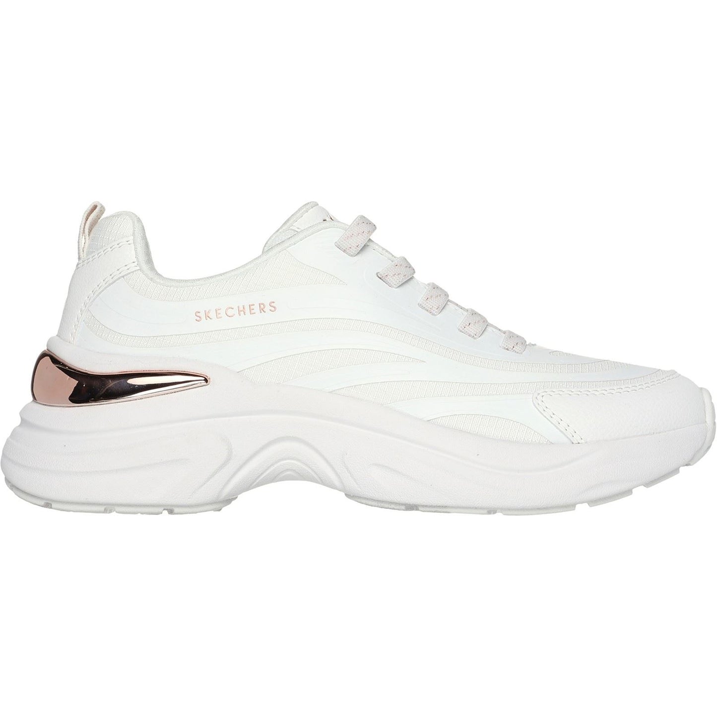 Skechers Women's Hazel Step N Flow Trainer in White