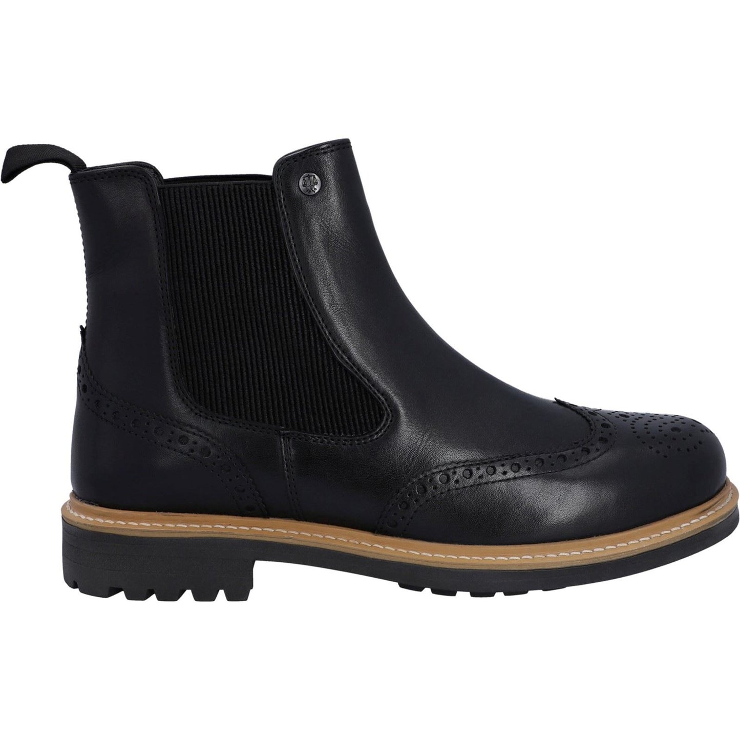 Hunter Men's Cawdor Brogue Dealer in Black