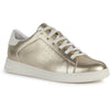 Geox Women's D Jaysen B Sneakers in Light Gold/Optic White