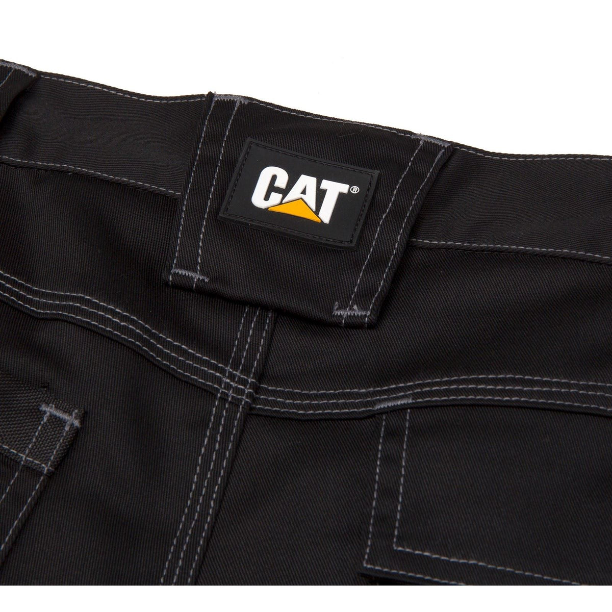 Caterpillar Essential Knee Pocket Stretch Holster Polyester Men's Black Outdoor Trousers