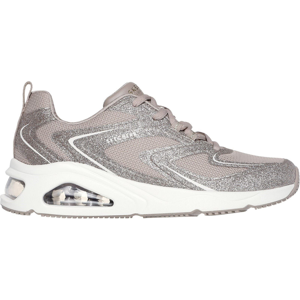 Skechers Tres-Air Uno Glit-Airy Women's Taupe Trainers