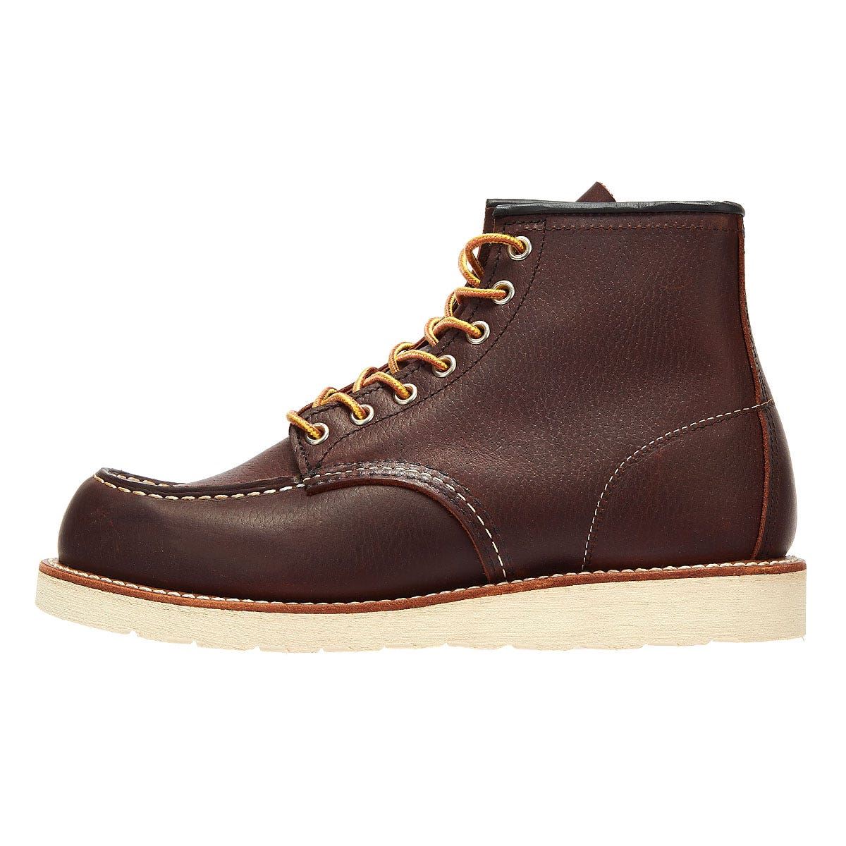 RED WING 8138 MENS HERITAGE WORK 6INCH MOC TOE BRIAR OIL SLICK