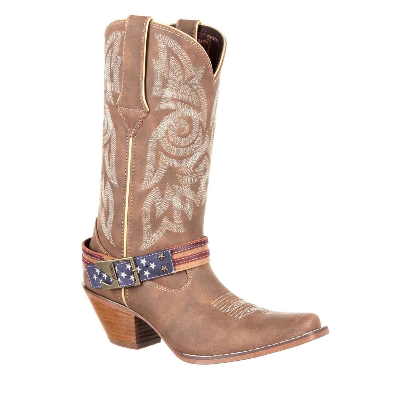 Durango Women's Crush Flag Boot in Brown/Khaki