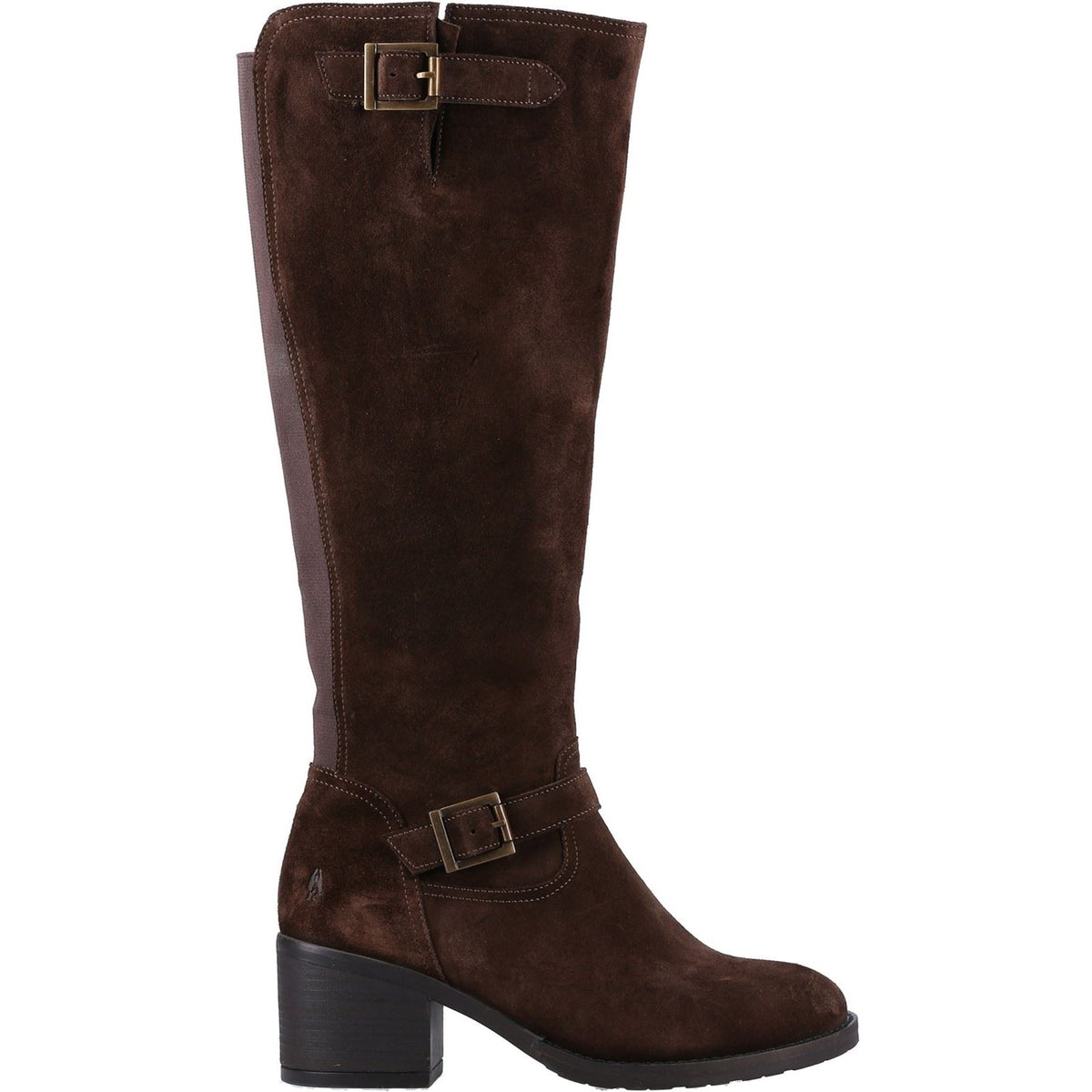 Hush Puppies Women's Heidi Boot in Brown Suede