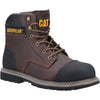 Caterpillar Men's Powerplant S3 Safety Boot in Brown