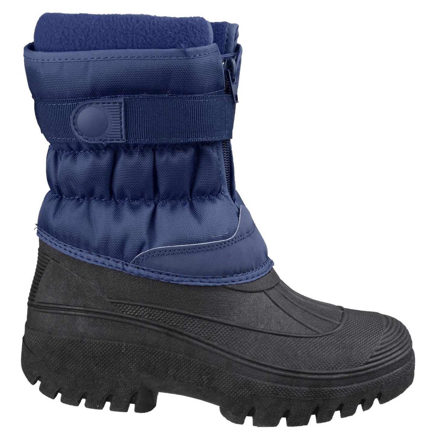 Cotswold Women's Chase Touch Fastening and Zip up Winter Boot in Navy
