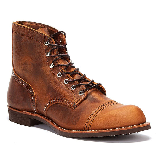 RED WING 8085 MENS IRON RANGER COPPER ROUGH AND TOUGH