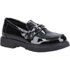 Hush Puppies Lydia Patent Leather Youth Black Loafers