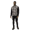 Caterpillar Men's Hooded Long Sleeve Tee in Stone Camo