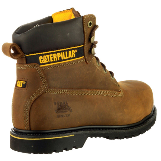 Caterpillar Men's Holton Safety Boot in Brown