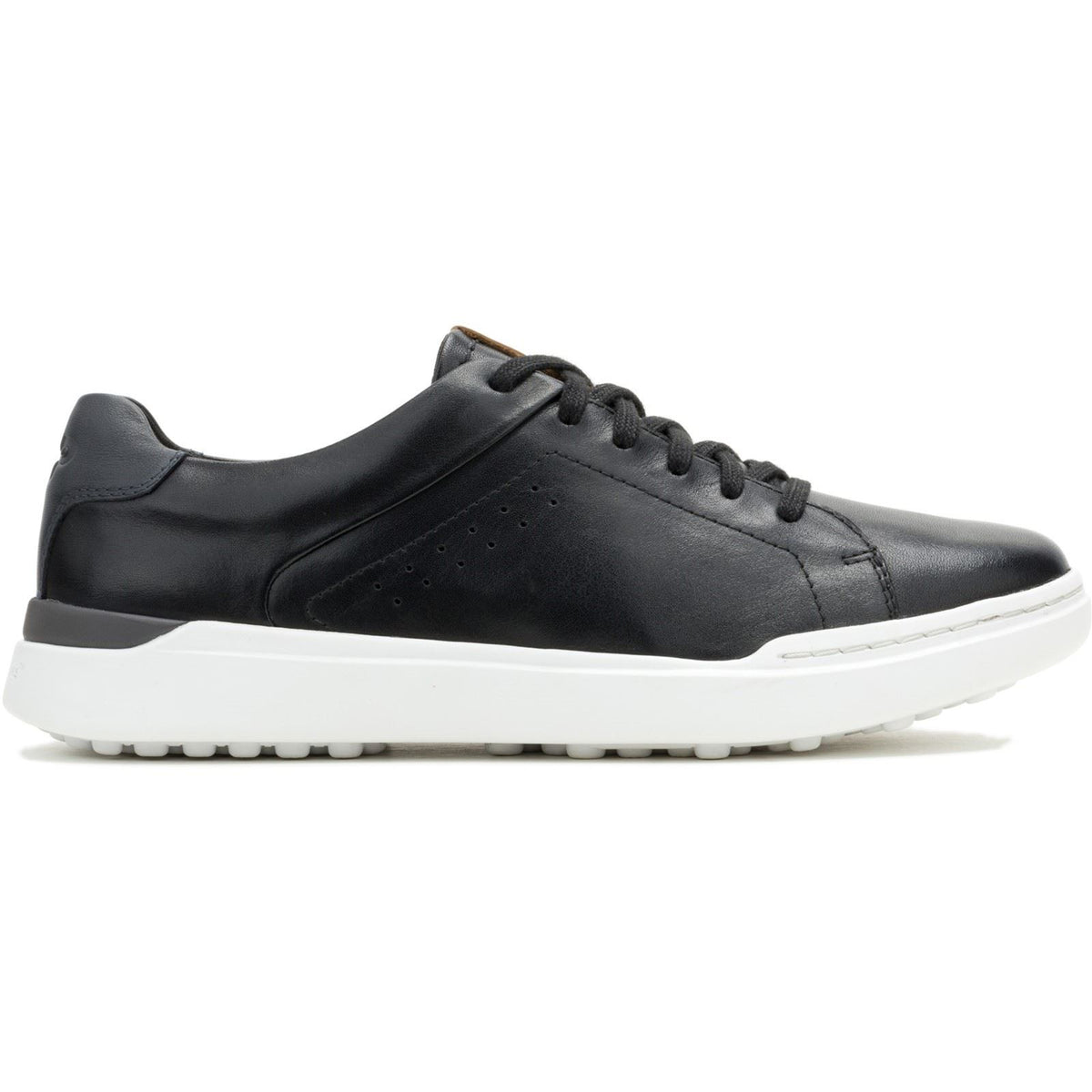 Hush Puppies Wes Leather Men's Black Trainers