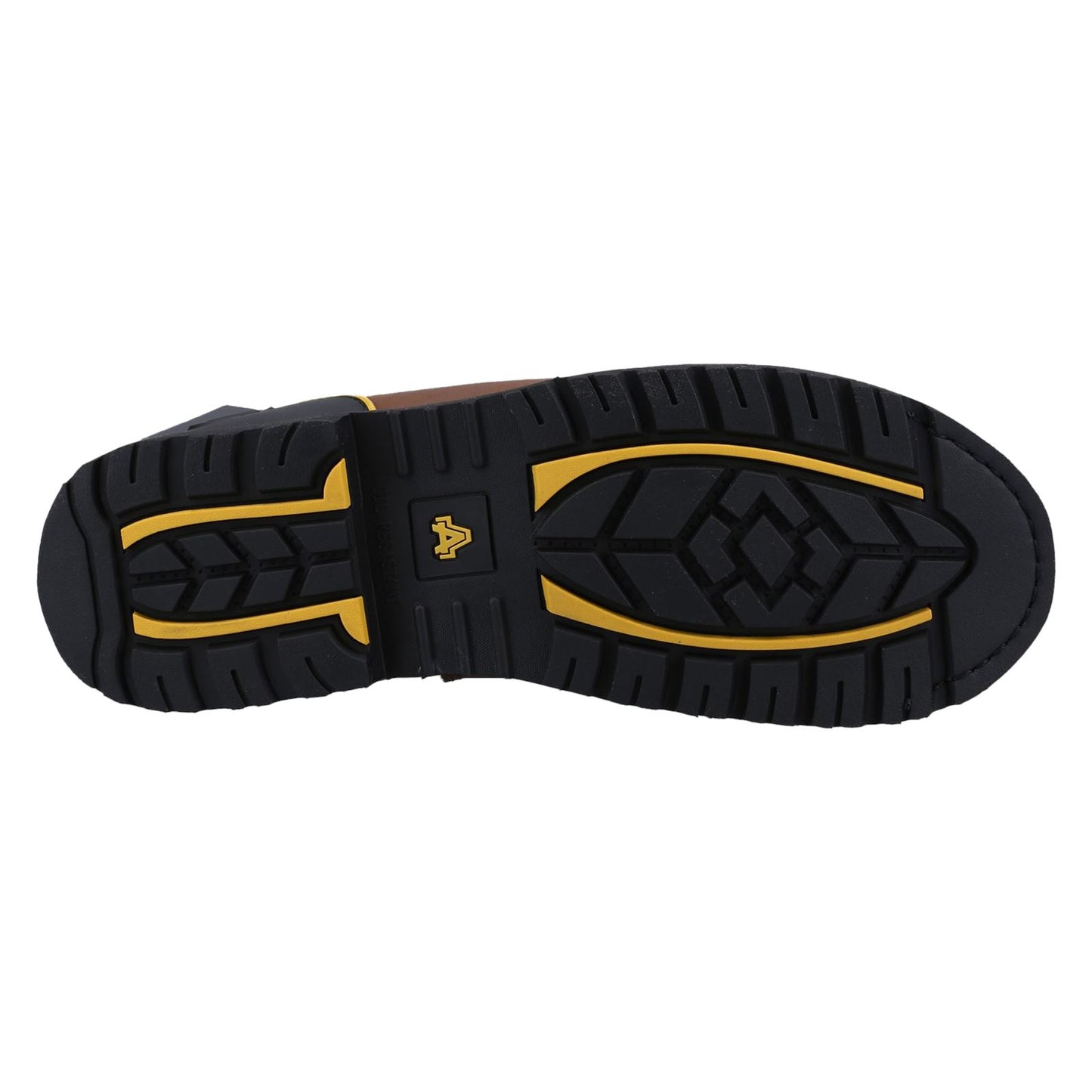 Amblers Safety Men's FS223 Goodyear Welted Waterproof Pull on Industrial Safety Boot in Brown