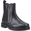 Hush Puppies Liana Leather Junior Black Boots