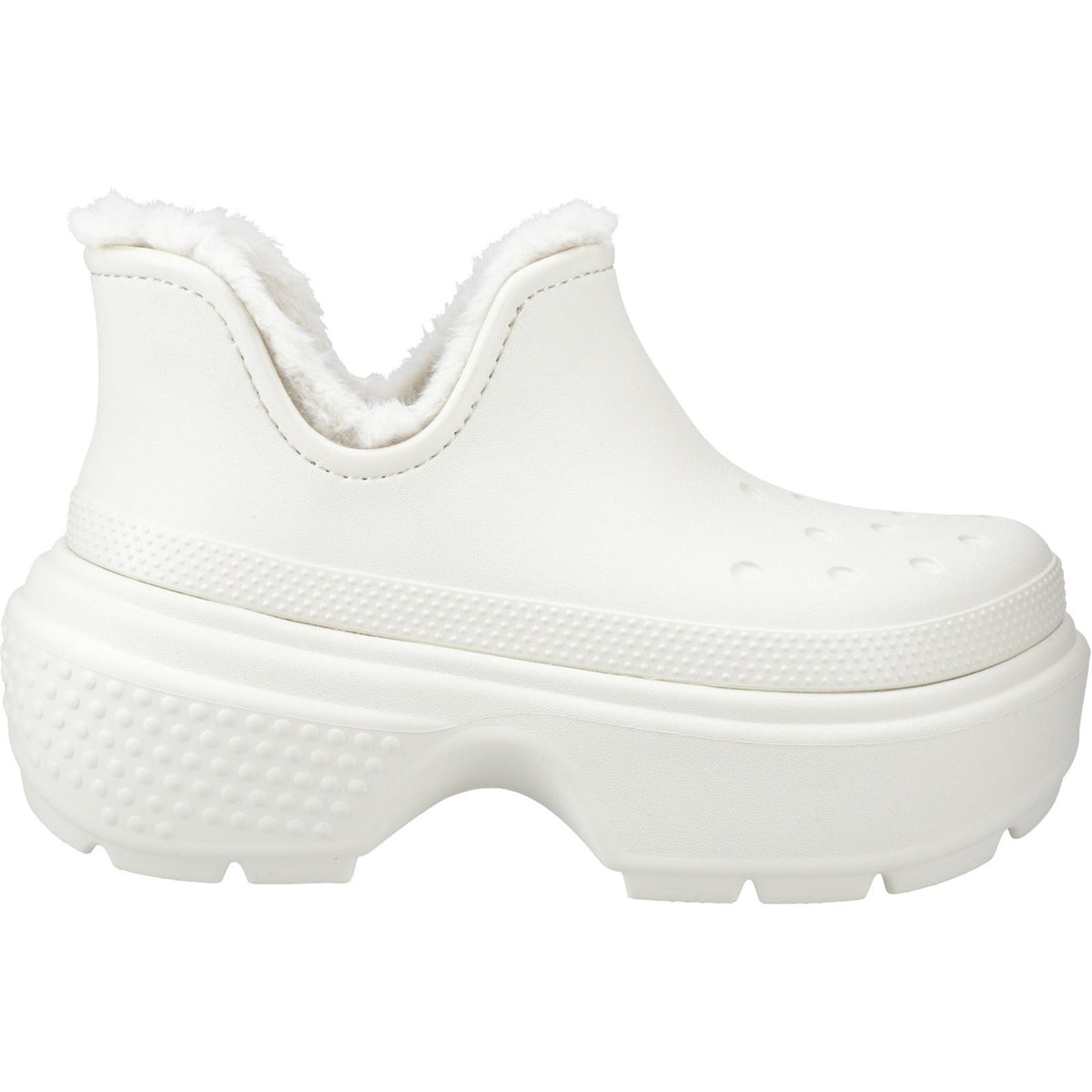Crocs Women's Stomp Shorty Boot in Linen