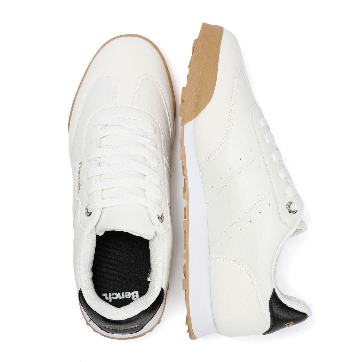 Bench Murray Men's White/Gum Trainers