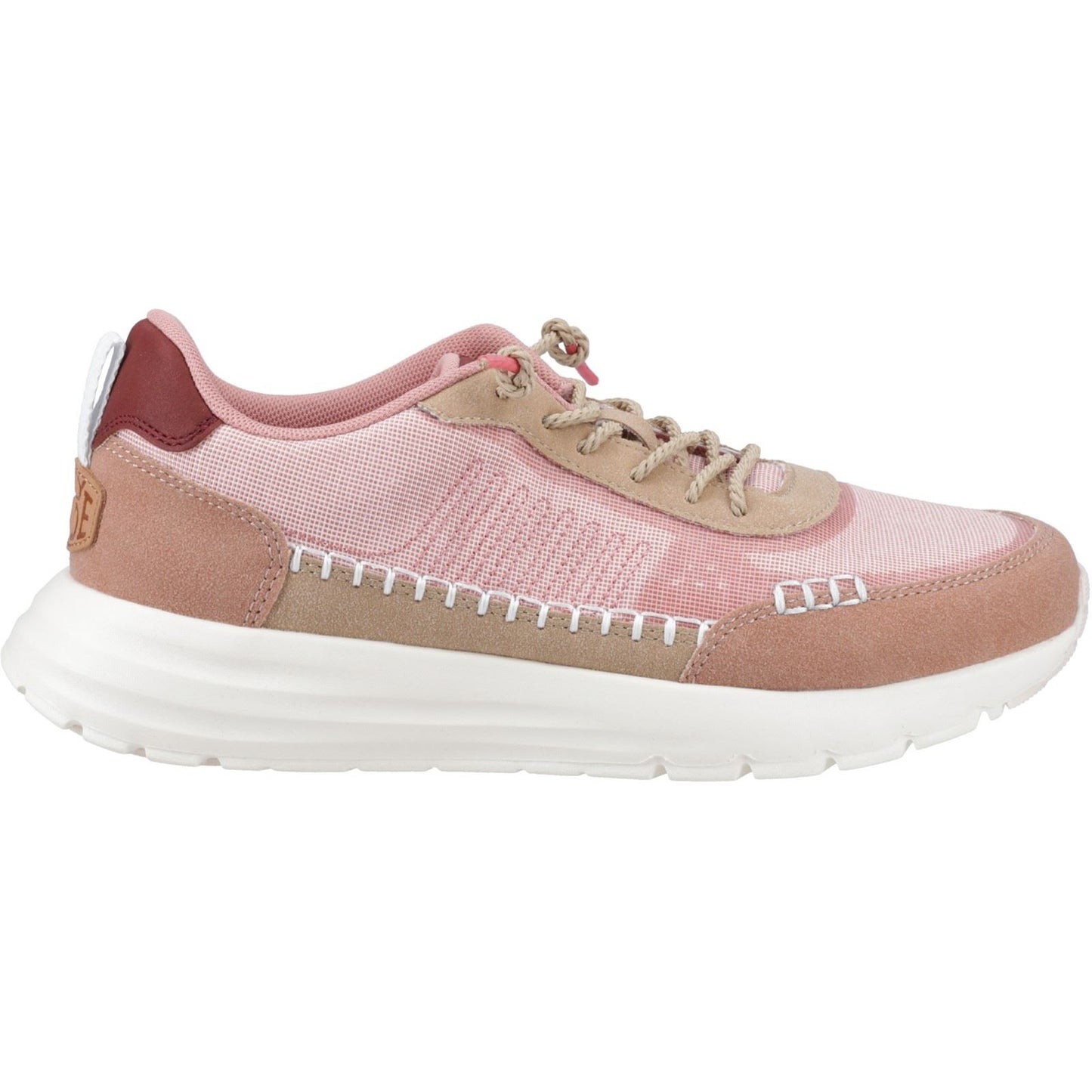 HEYDUDE Sirocco Alta Boho Polyester Blend Women's Rose Pink Trainers