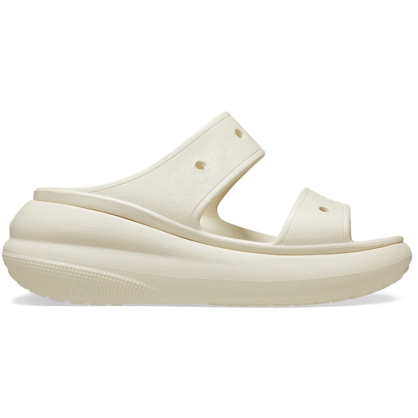 Crocs Classic Crush Sandal in Bone