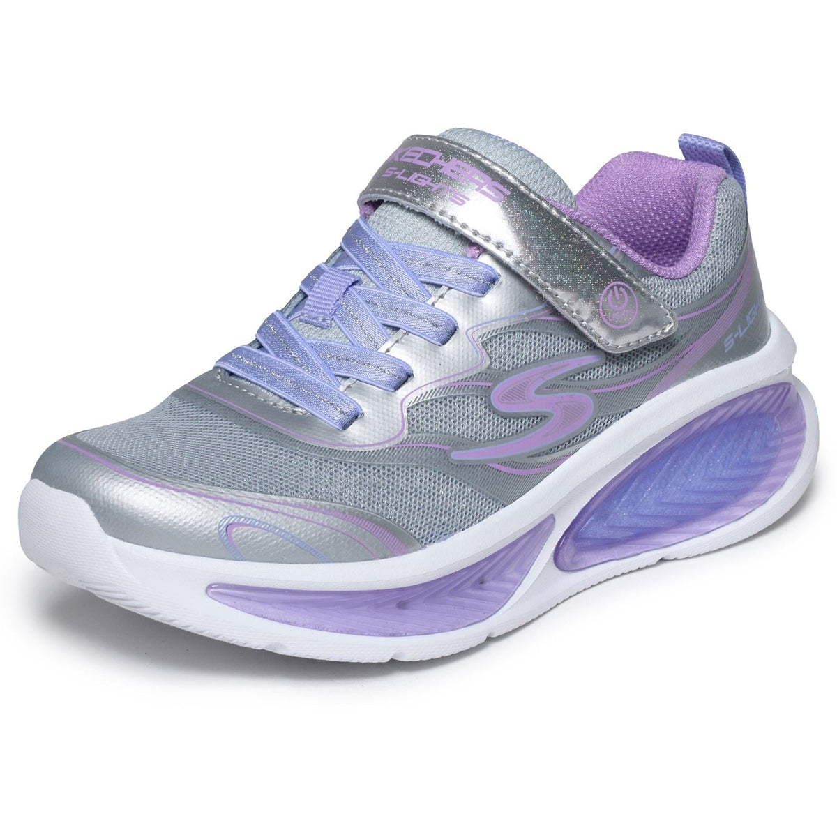 Skechers Cosmic Glow 2.0 Girl's Silver/Sparkle/Multi Trainers
