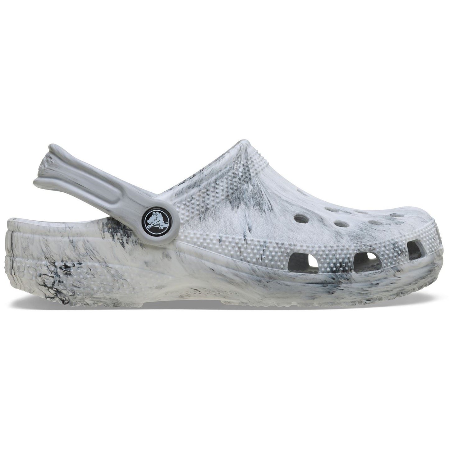 Crocs Classic Marbled Clog Thermoplastic White/Black Clogs