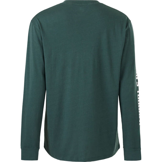 Hard Yakka Men's Heritage Icon Long Sleeve Tee in Gardeners Green