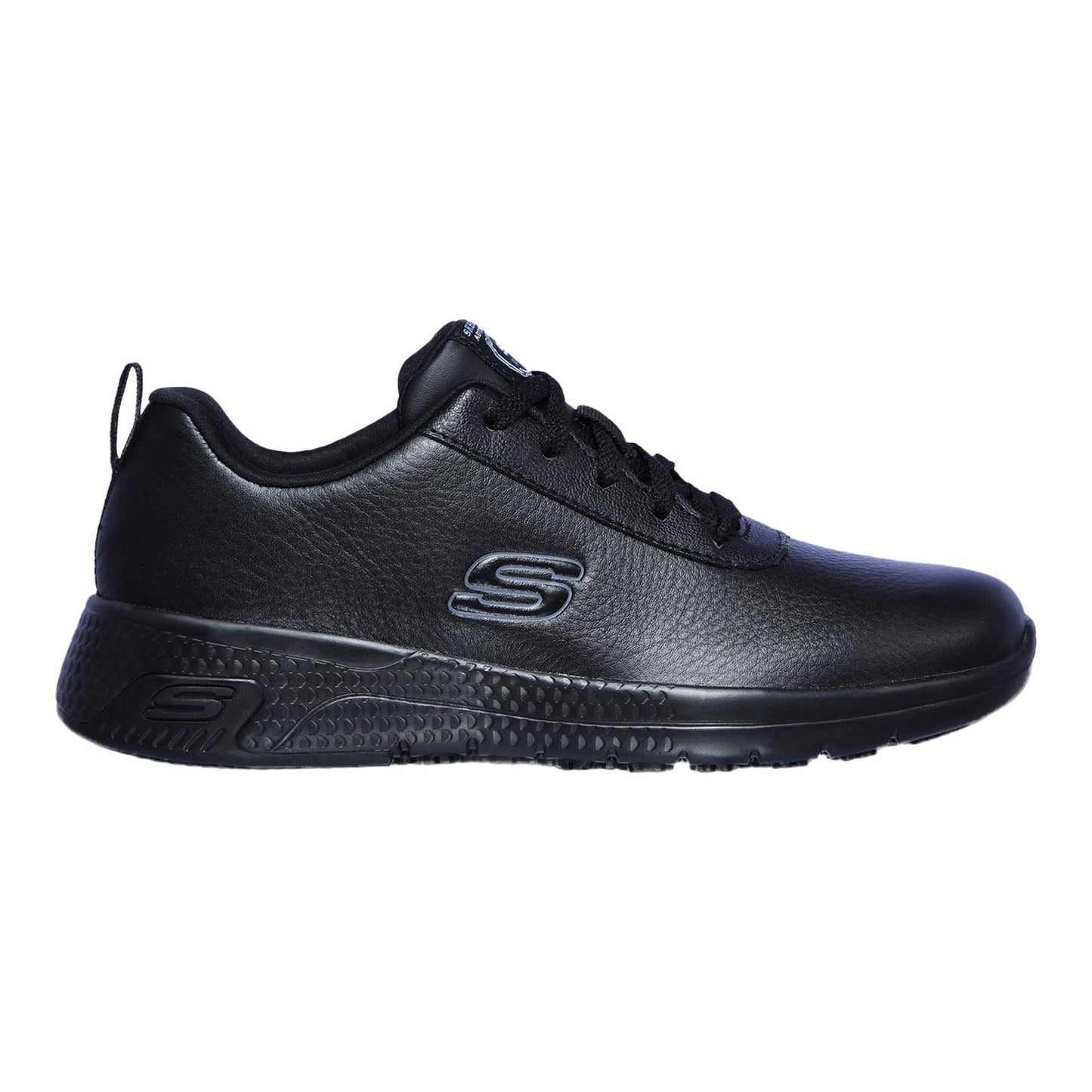 Skechers Workwear Marsing Gmina Leather Women's Black Safety Trainers