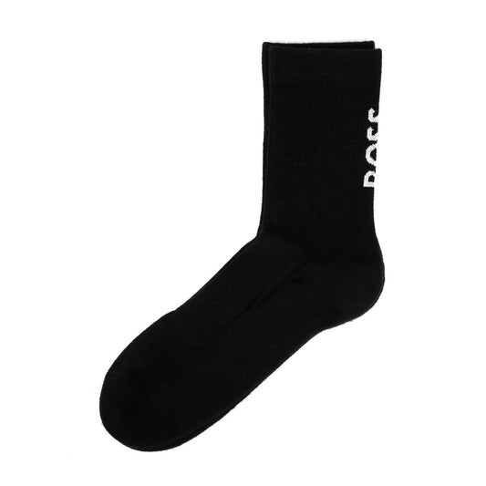 Boss - 50531540-960 MENS BOSS 3PC LOGO BAMBO SOCKS BLACK/WHITE