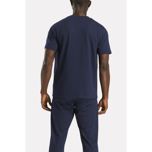 Reebok Cody Crew Neck Tee Cotton Men's Blue Short Sleeve T-Shirt
