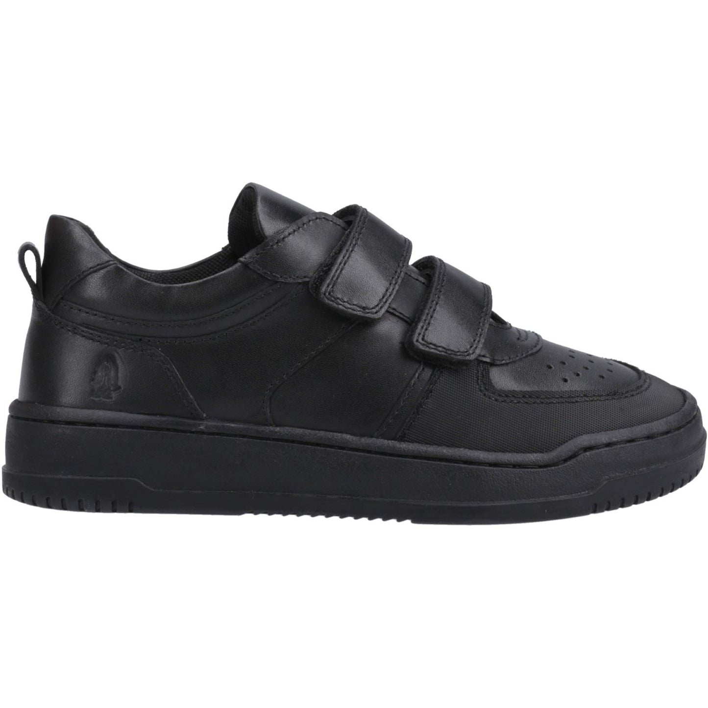 Hush Puppies Daxton Leather Junior Black Trainers