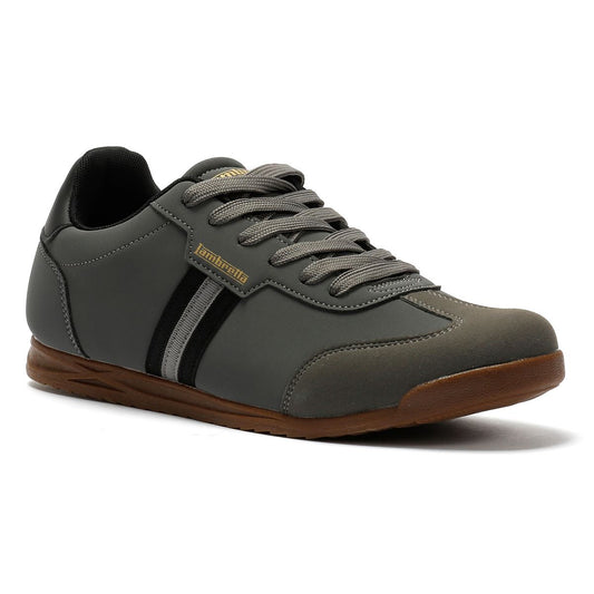 Lambretta Tackle Men's Charcoal/Black Trainers